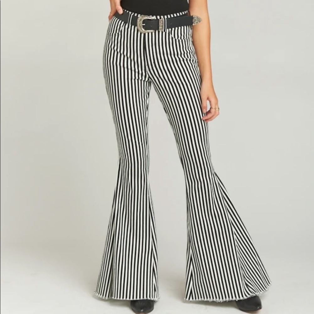 Berkeley Zip Up Black & White Bells